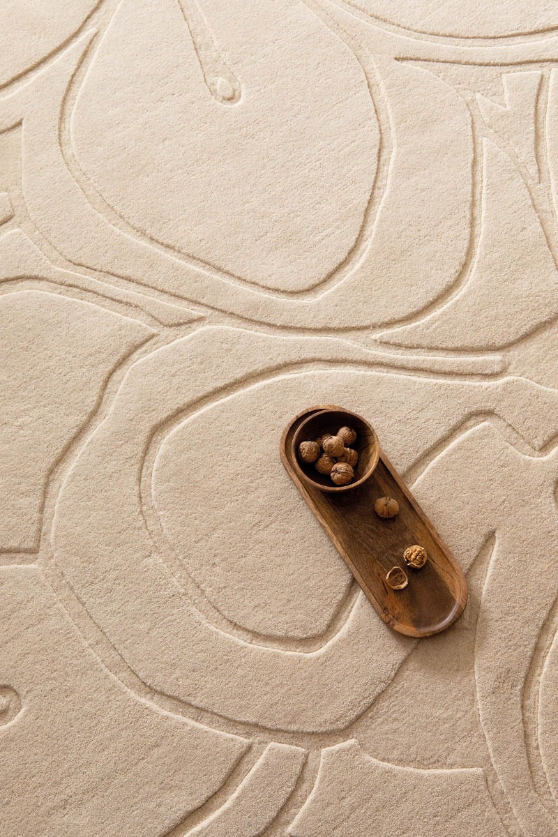 Romantic Magnolia Cream Rug