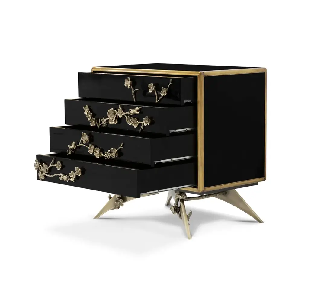 Mirage Lacquer Bedside Table