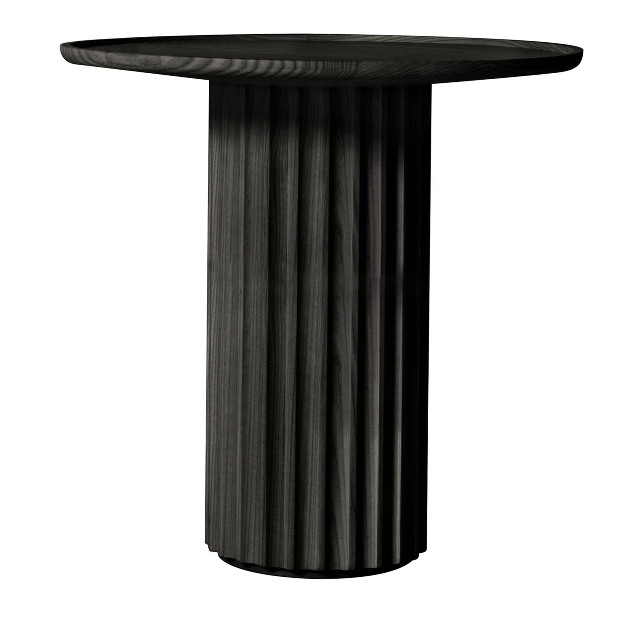 Capitello Luxury Black Side Table Crafted in Italy