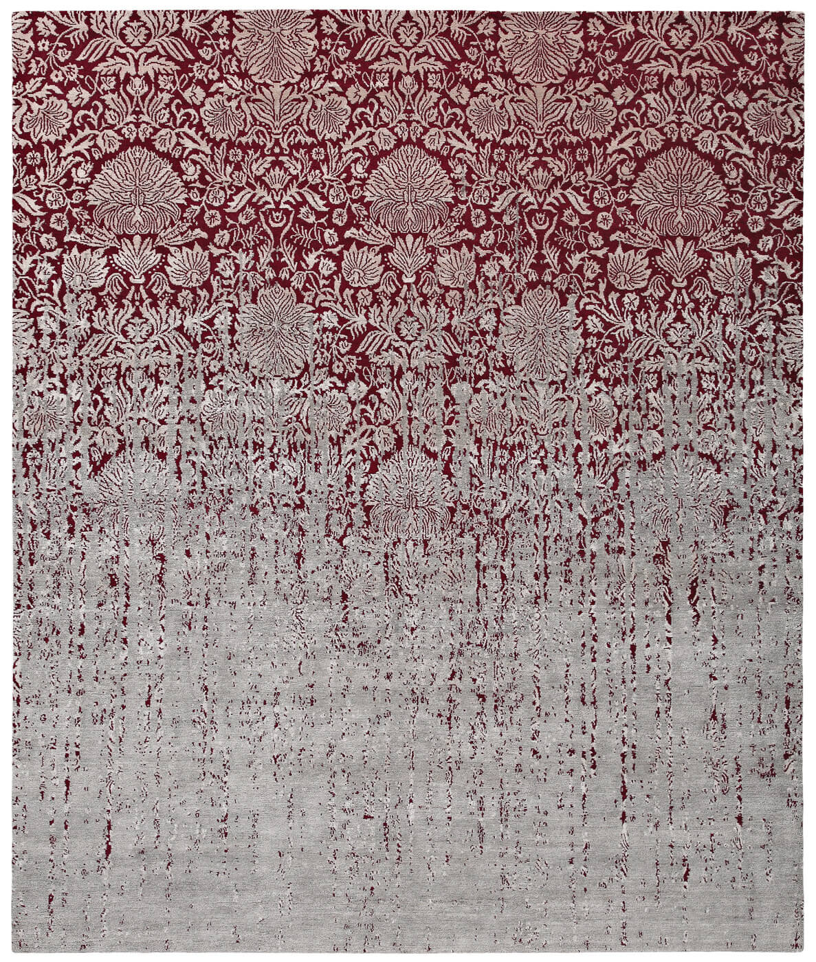 Verona Vendetta Red Grey Rug