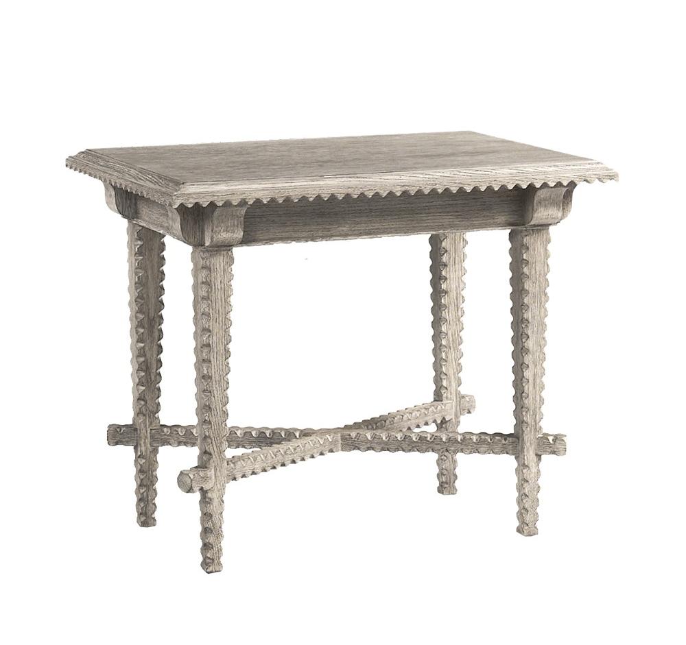 Stratford End Table Greyed Oak