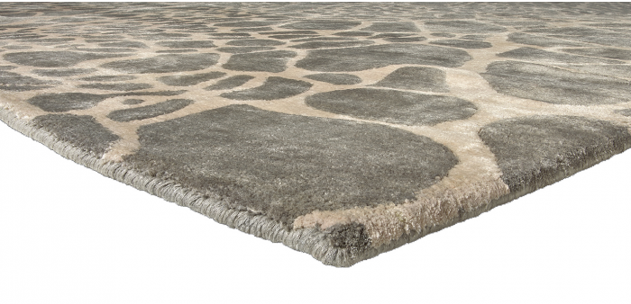 Diamant Hand-Knotted Beige / Grey Rug