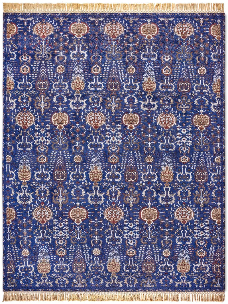 Isfahan Blue Handmade Luxury Rug