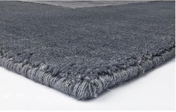 Border Grey Rug ☞ Size: 200 x 300 cm