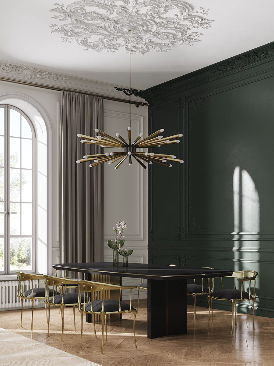 Opulent Suspension Lamp - 6
