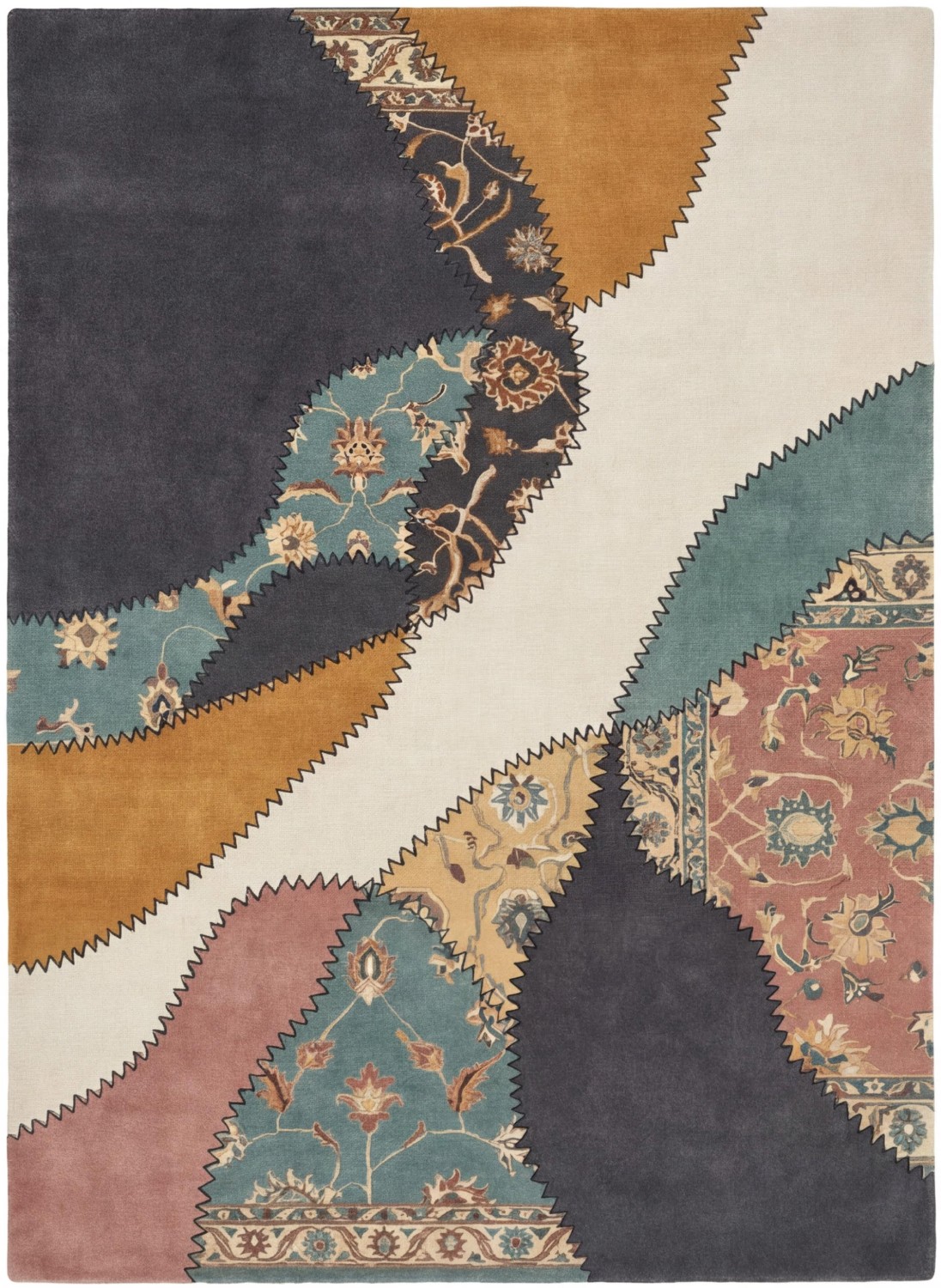 Pastel Collage Multi Rug
