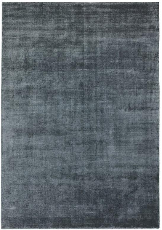 Plain Viscose Powder Blue Rug