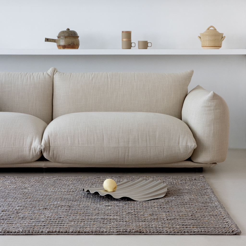 Craft Plait Stone Rug