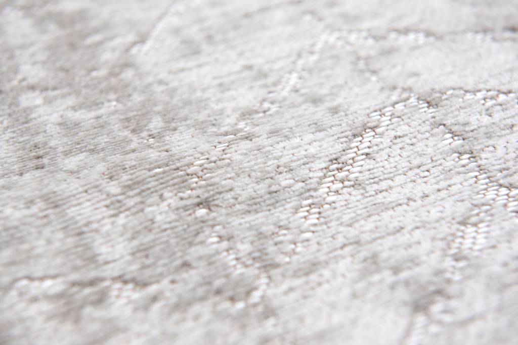 Flatwoven Natural Cotton Rug White Plains 8929 ☞ Size: 80 x 150 cm