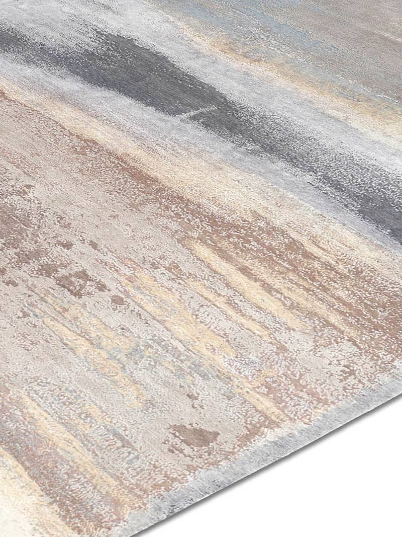 Beige Mix Handmade Luxury Rug