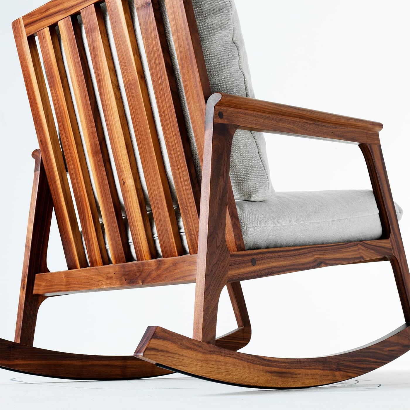 Momento Artisan Brown Rocking Chair