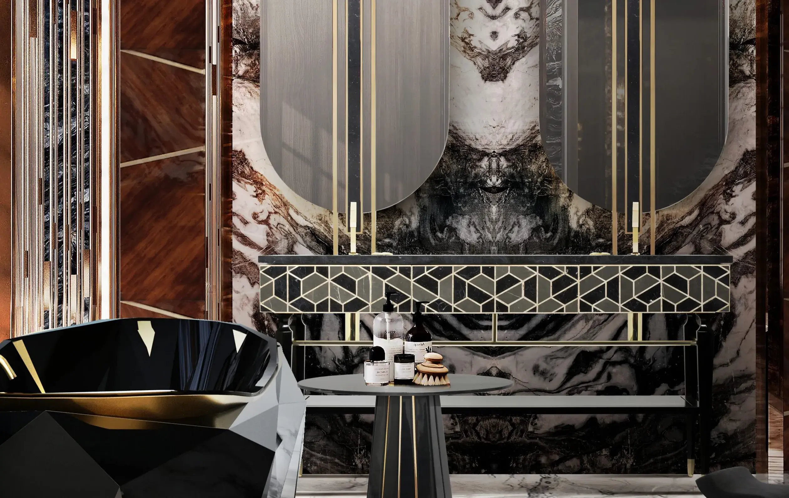 Shellstone Vanity Unit - 1