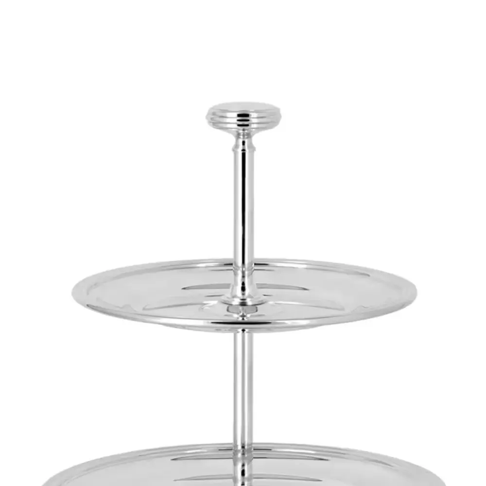 Silver 3-Tier Small Cake Stand