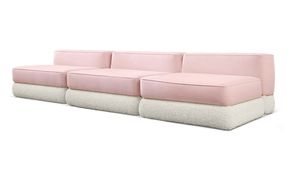 Keaton Pink Sofa