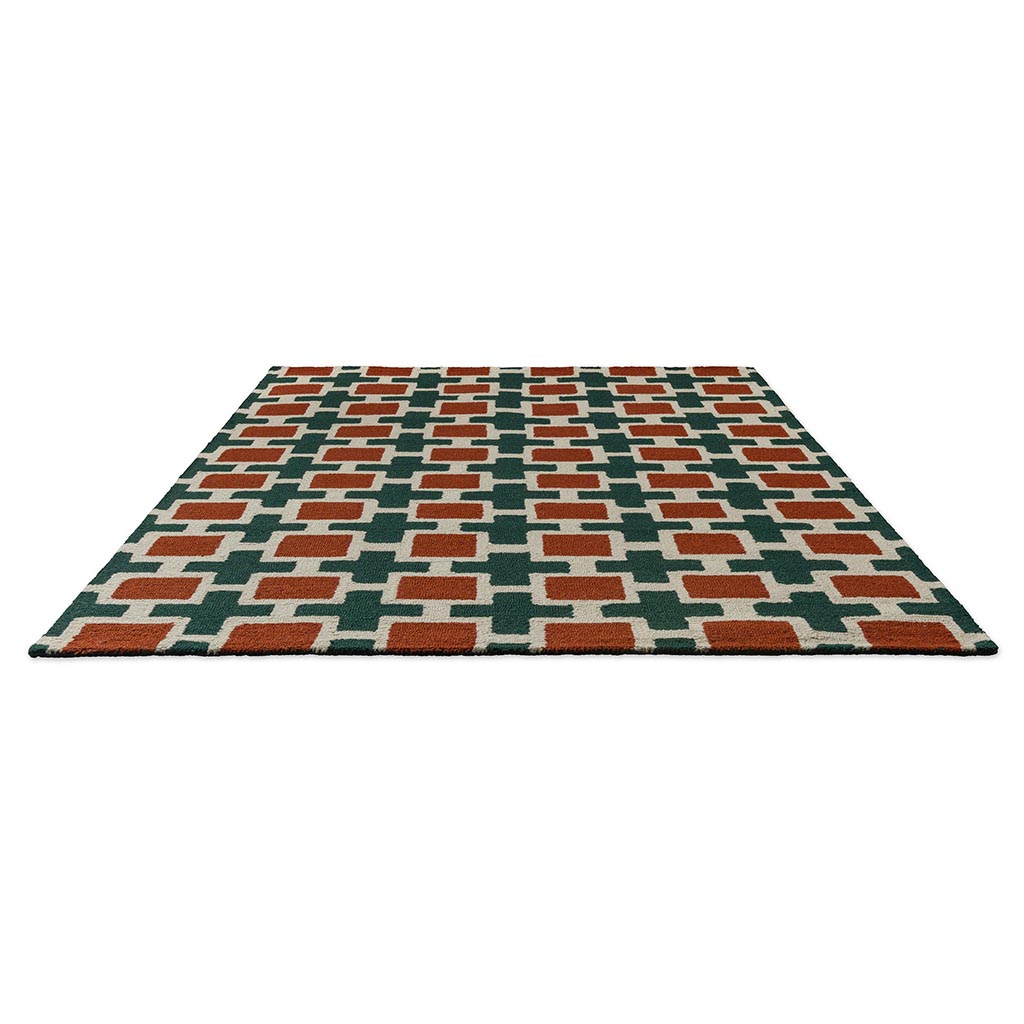 Hatch Rust Rug