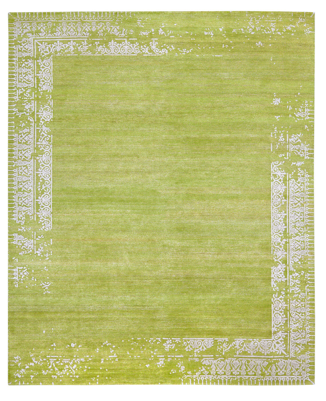 Ferrara Special Border Green Rug ☞ Size: 200 x 300 cm