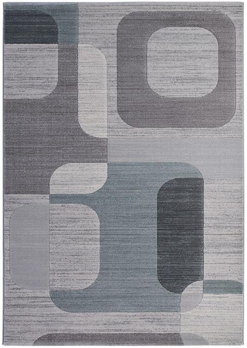 Geometric Machine Woven Rug