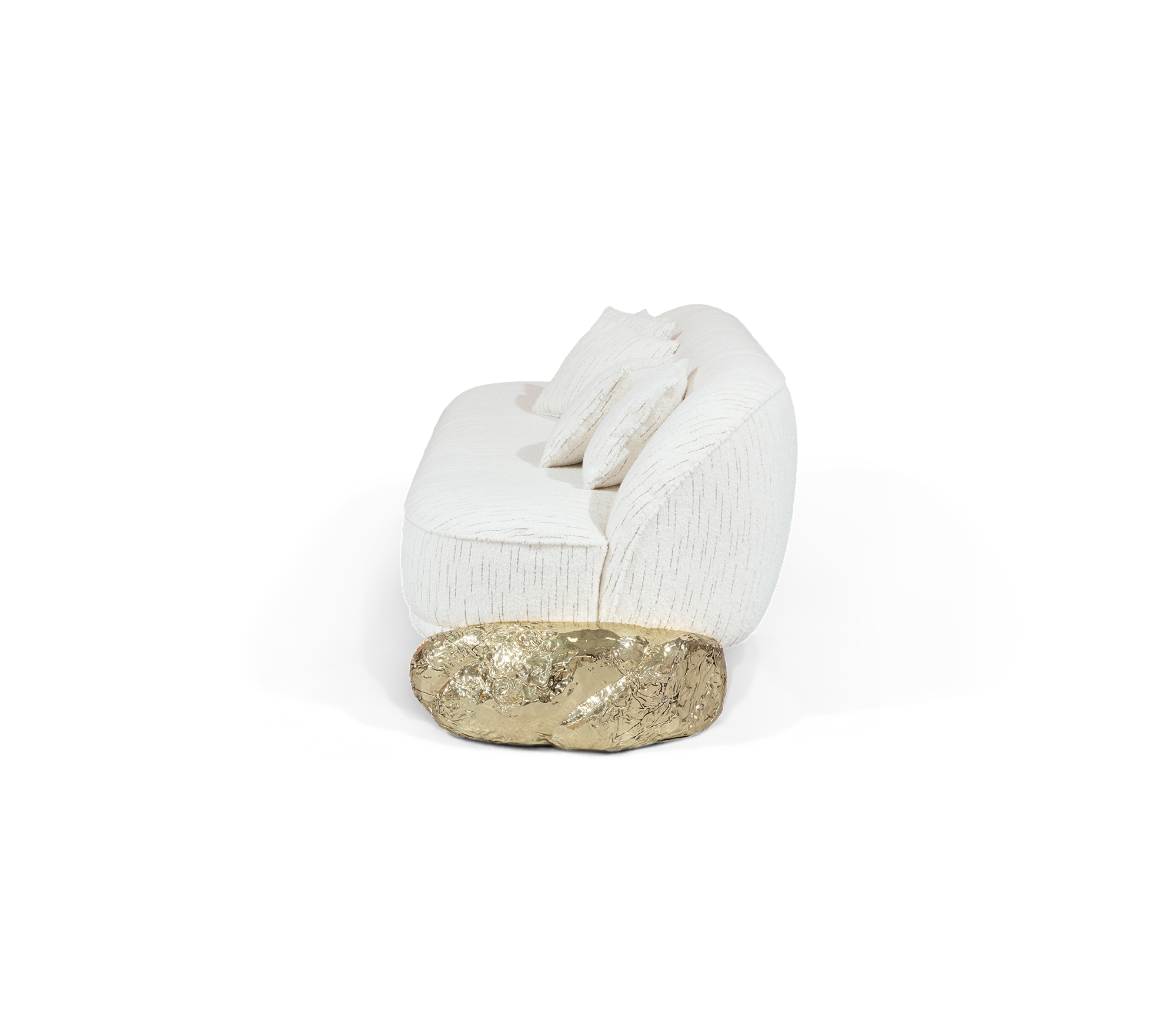 Angora White Luxe Sofa