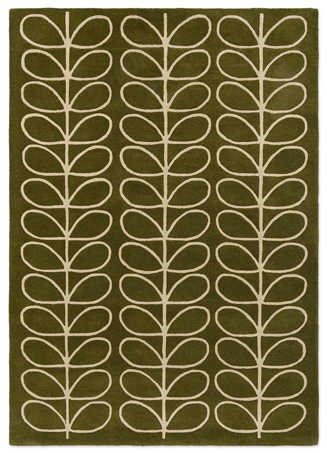 Linear Stem Olive 060501 Rug | Size: 160 × 230 cm