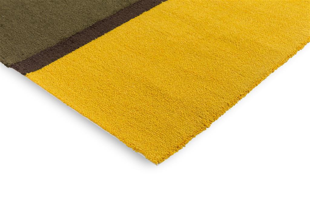 Festival Stripe Yellow Outdoor Rug