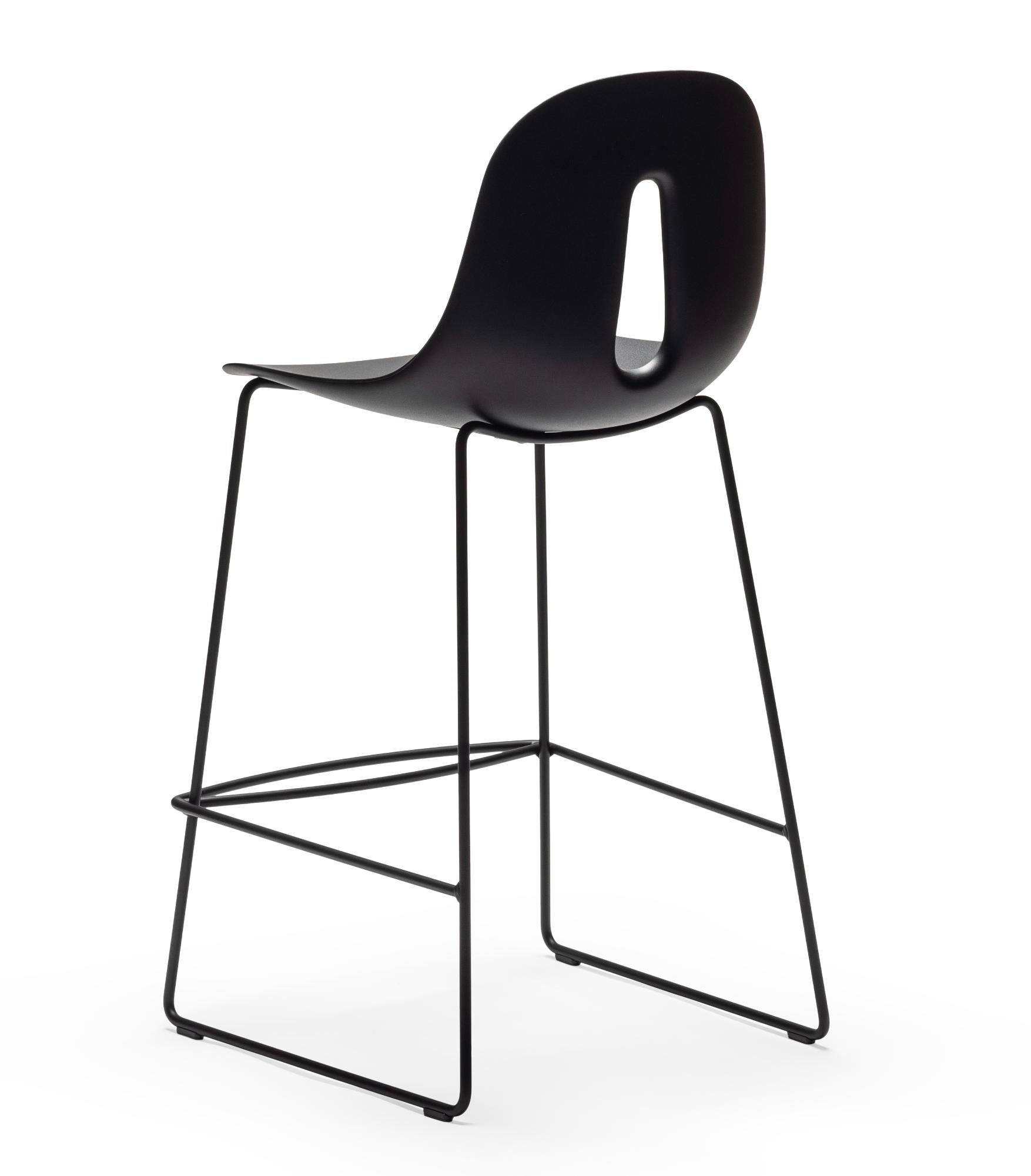 Gotham Black Bar Stool