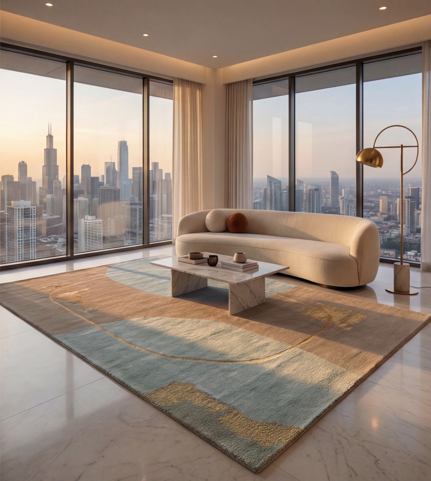 Soft Currents Rug