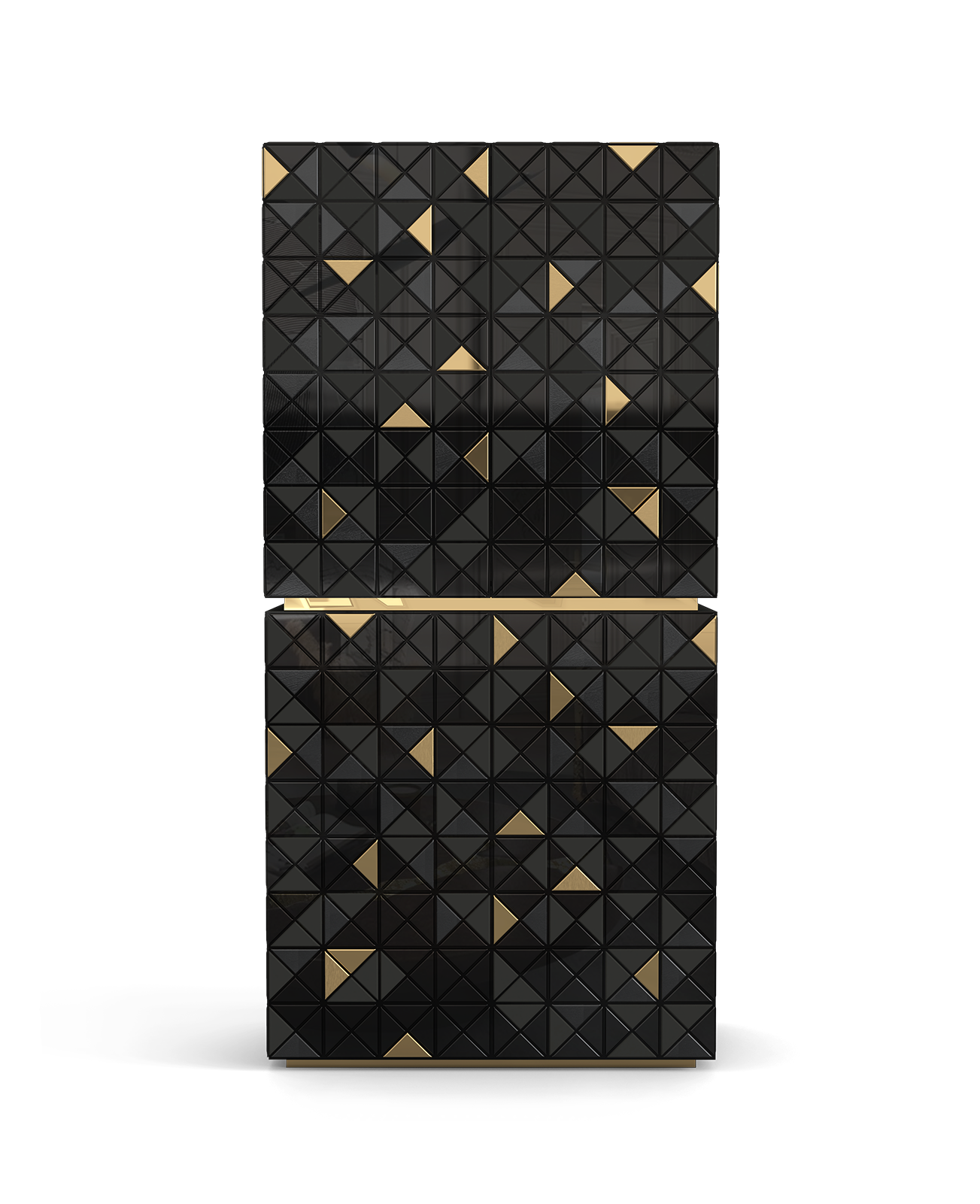 Mosaic II Black Designer Cabinet