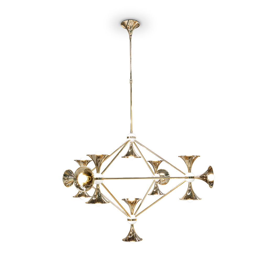 Virtuoso Diamond Suspension Lamp