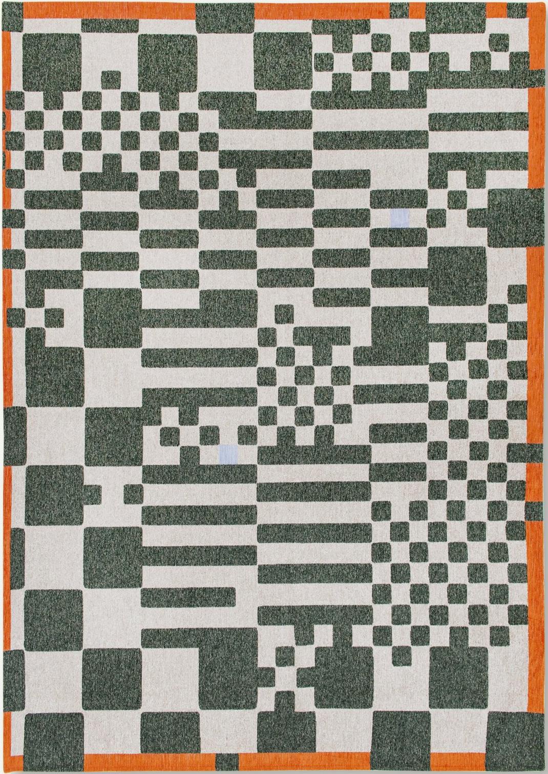 Deep Green 9339 Rug