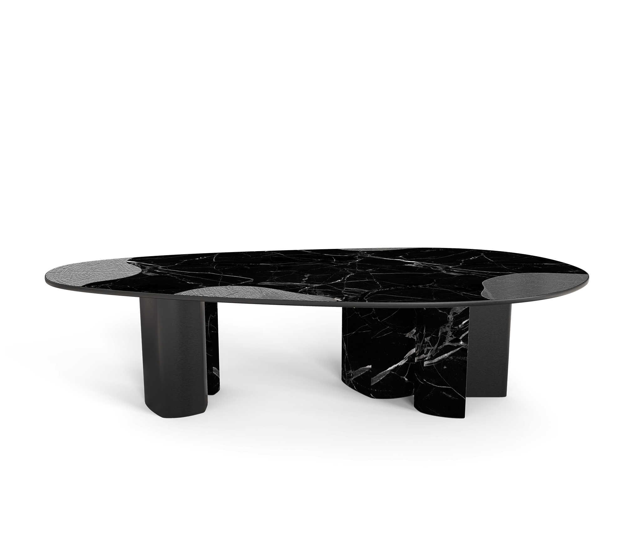 Athena Nero Marble & Onyx Table