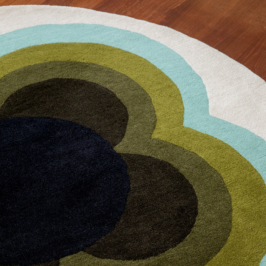 Sunflower Olive 060007 Designer Wool Rug