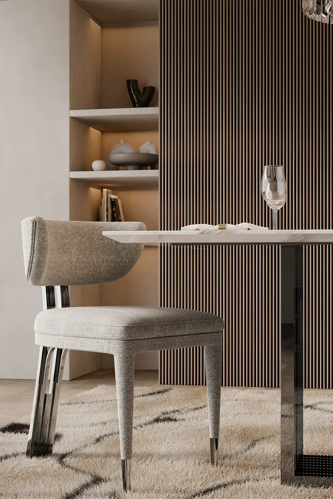 Grid Dining Chair - 1