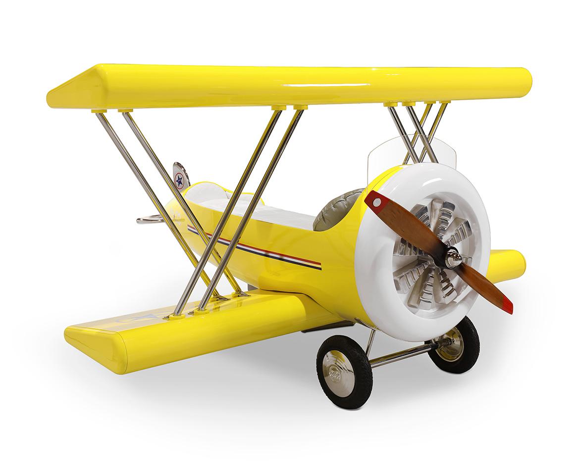 Sky Rider Yellow Plane Bed