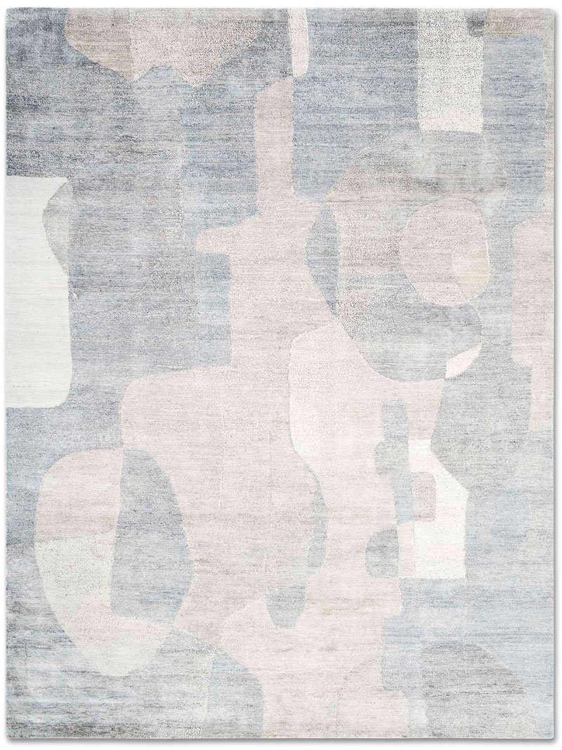 Snow Silver Luxury Rug