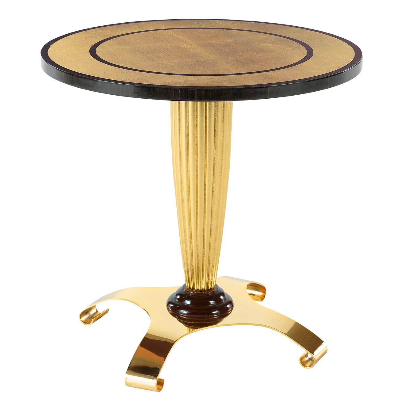 Gold Leaf Side Table