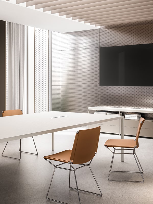 Tense Table | Colour: White Solid Surface X035