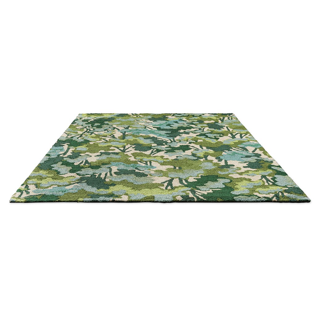 Tree Tops Green Outdoor Rug