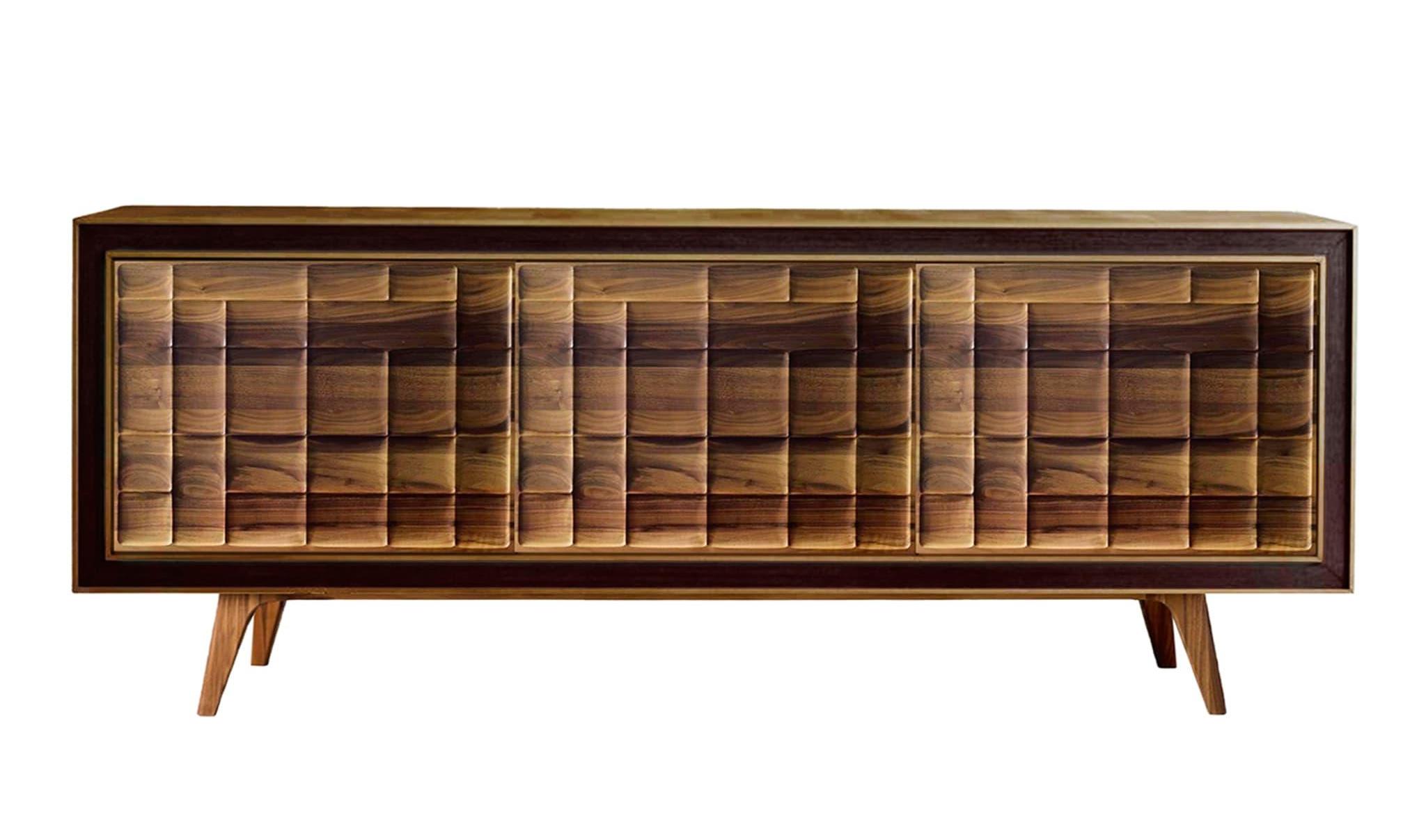 Quadra Artisanal Italian Sideboard | Configuration: 2-Doors