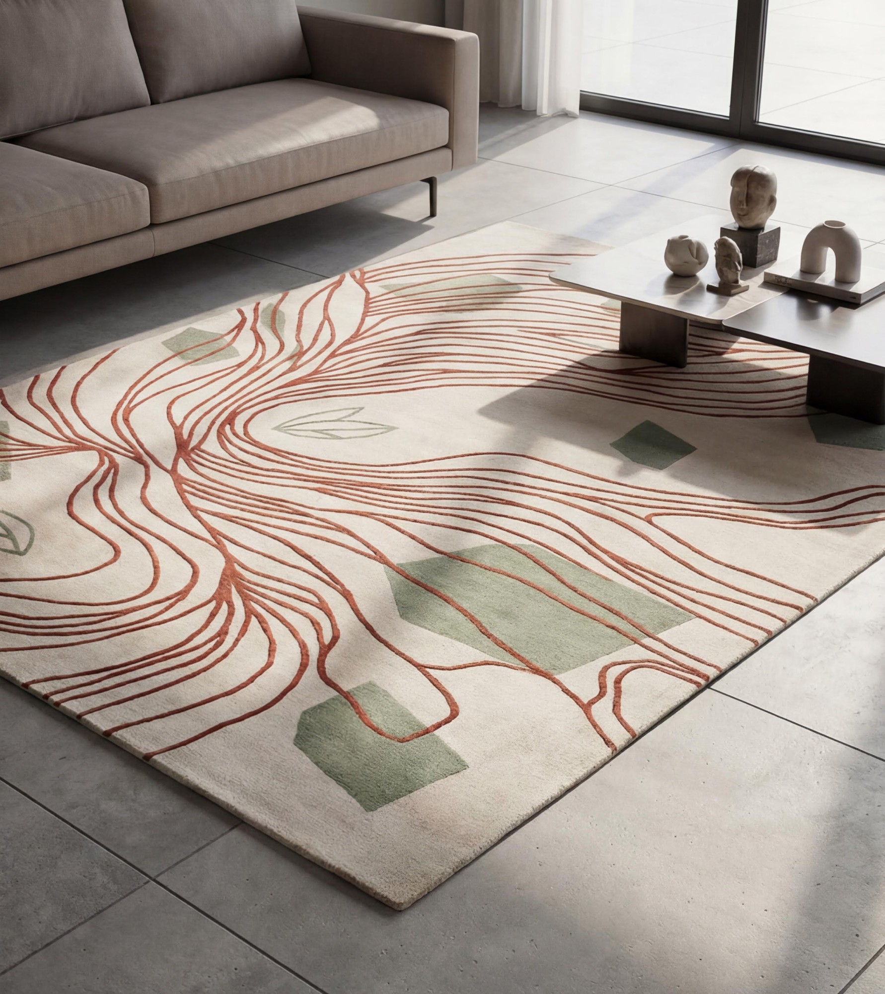 Flowing Lines Rug