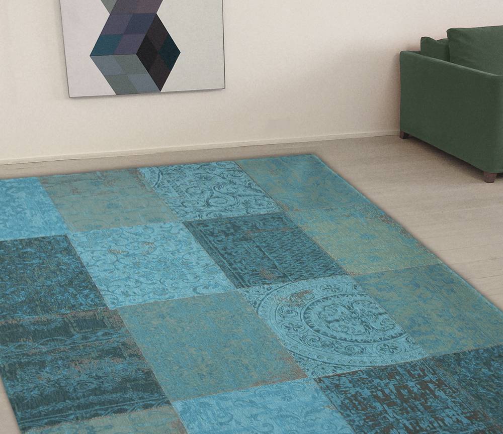 Patchwork Rug Multi Azur 8015