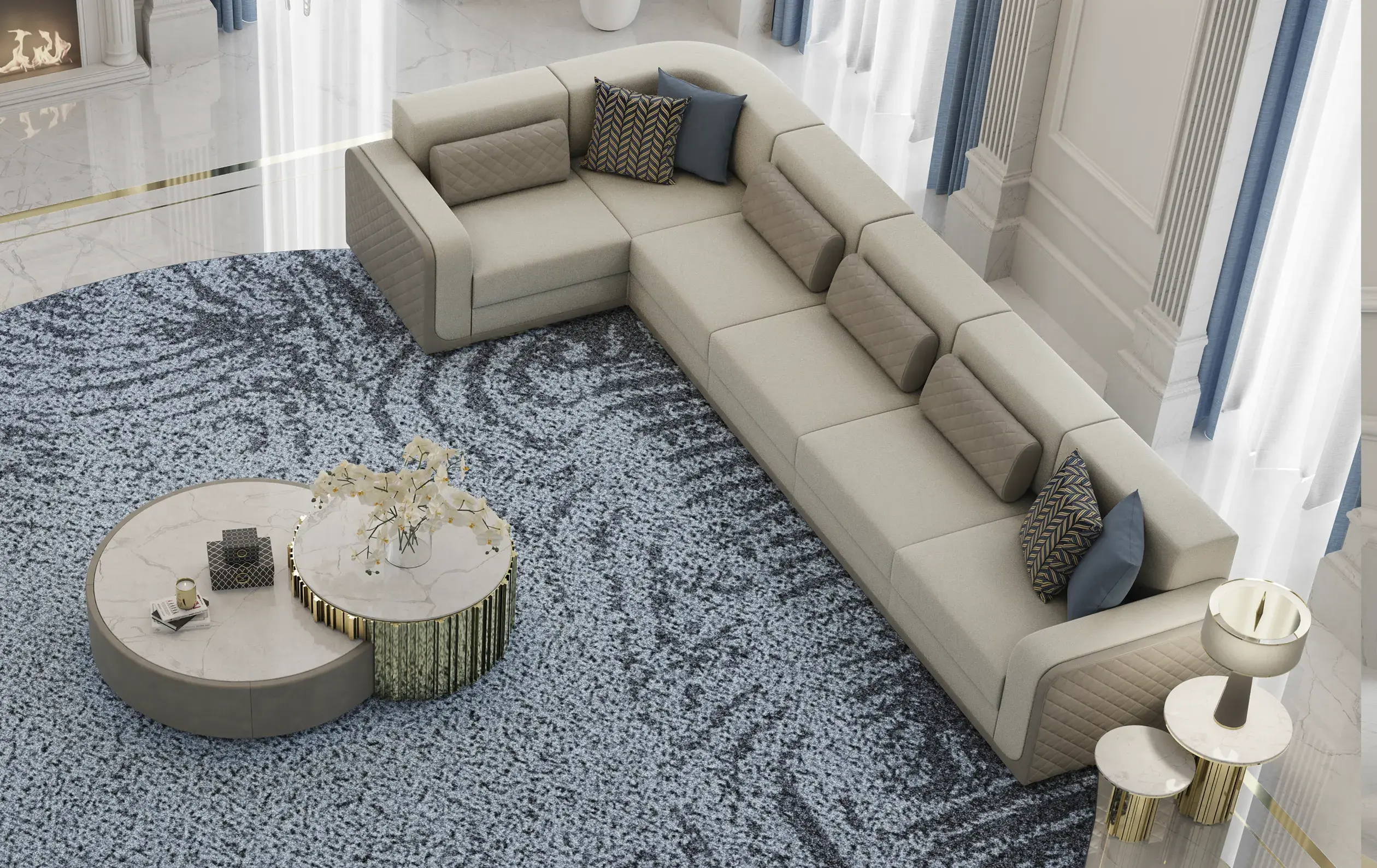 Imperial Coffee Table Set - 8