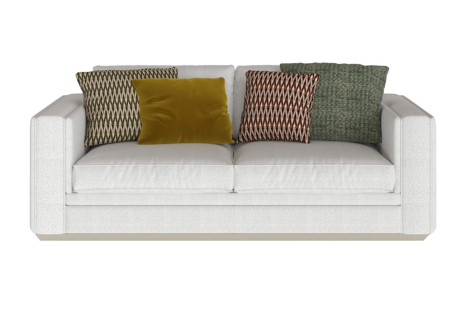 Amalfi White 2-Seater Sofa