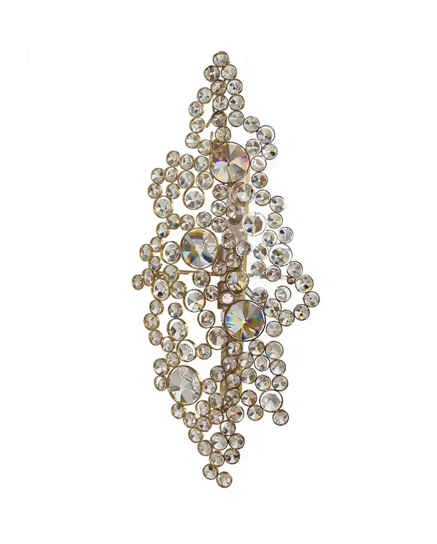 Eternelle Clear Glass Wall Sconce