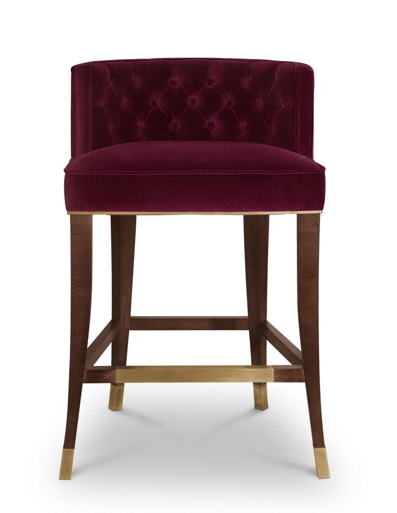 Prime Red Counter Stool