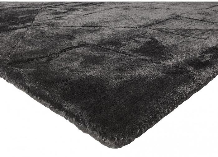 Triangles Anthracite Rug