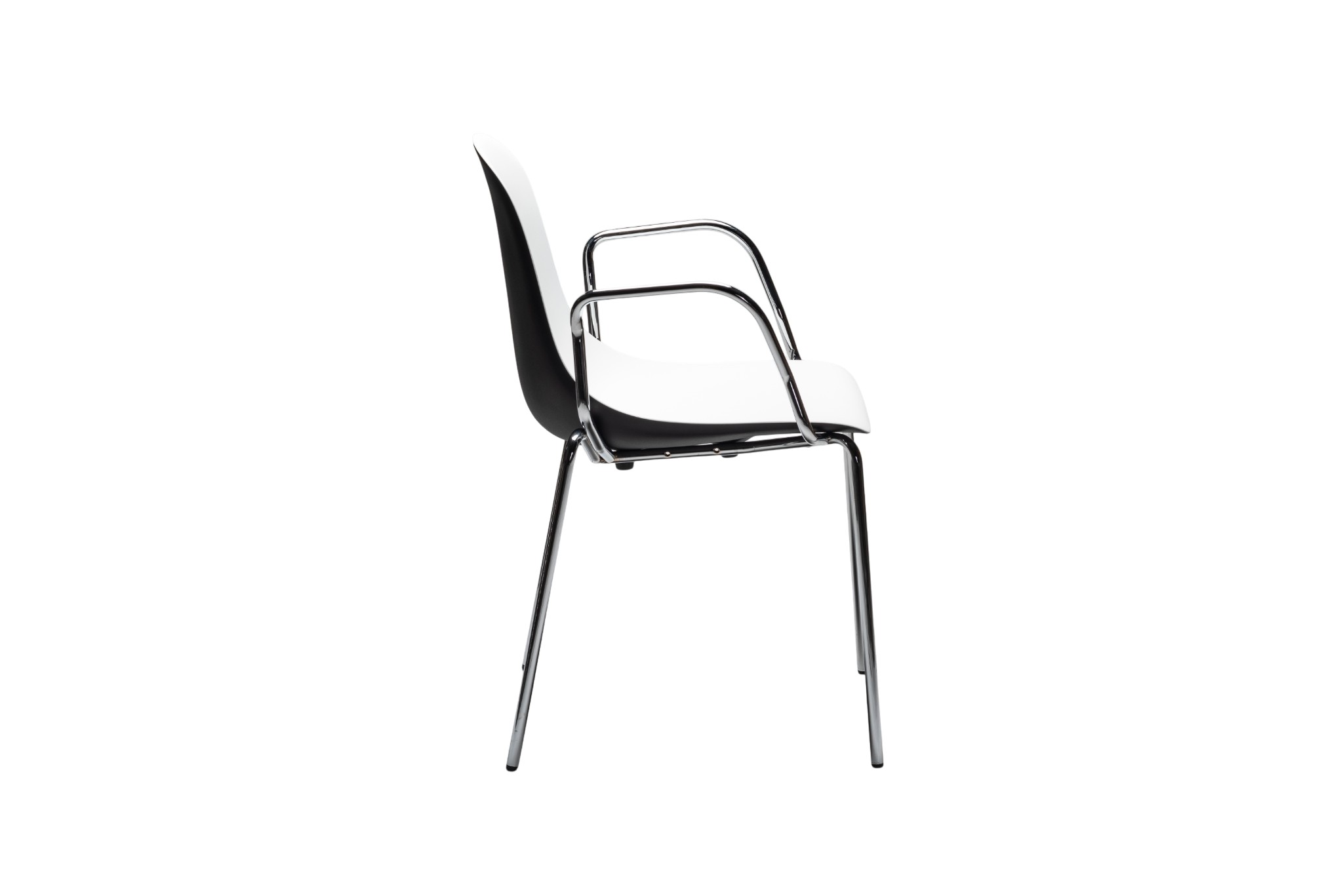 Gotham Black White Chair Set of 2