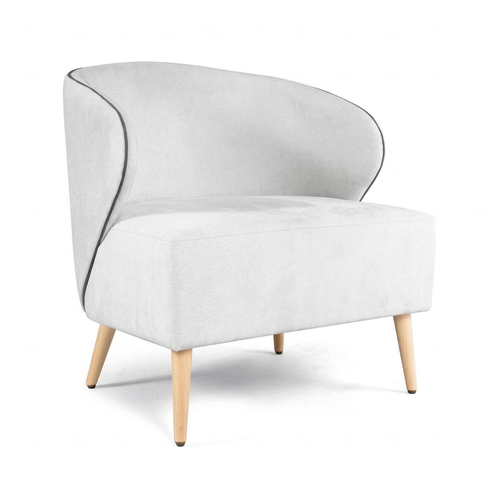 Mia White Armchair