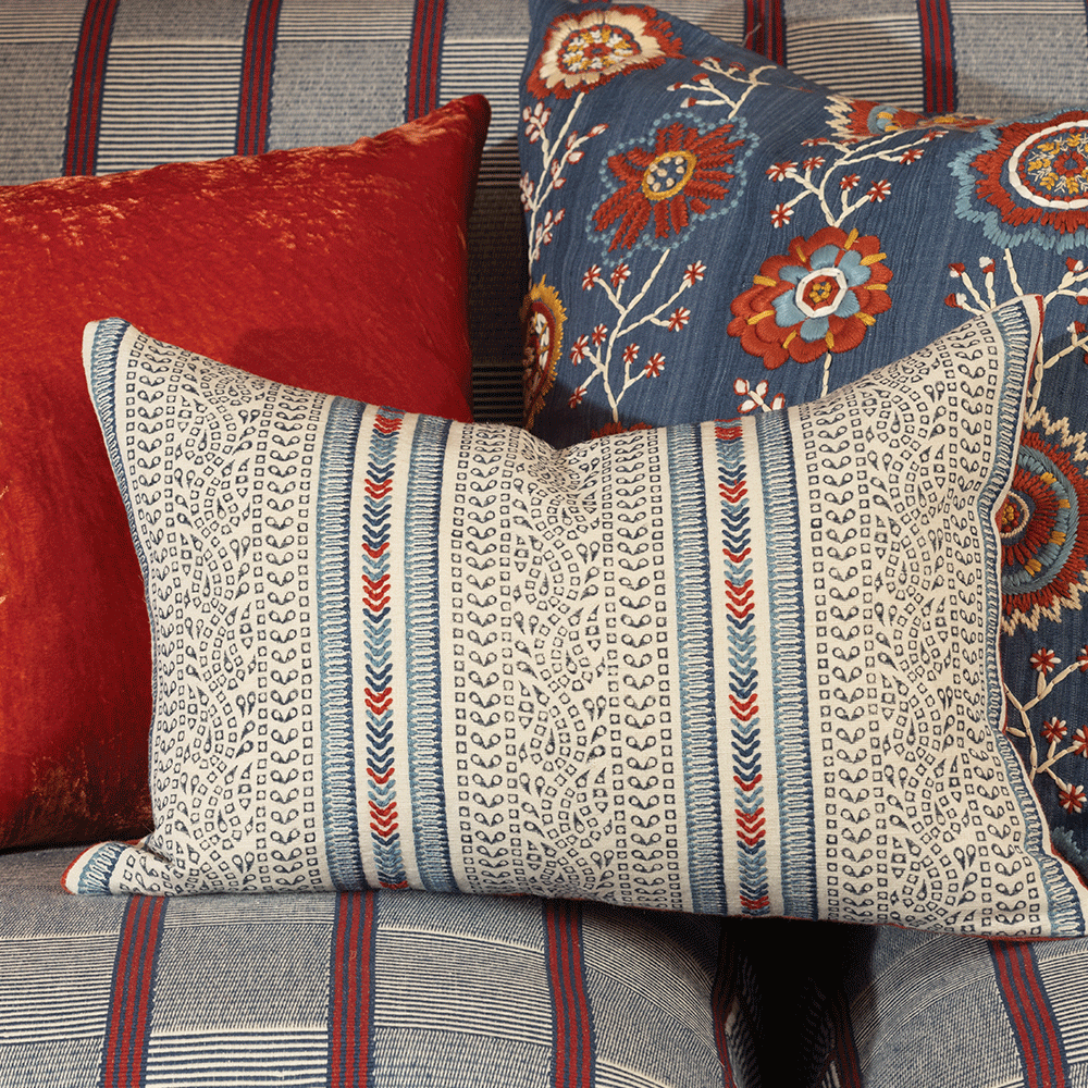 Barrington Indigo 50 × 35 Cushion