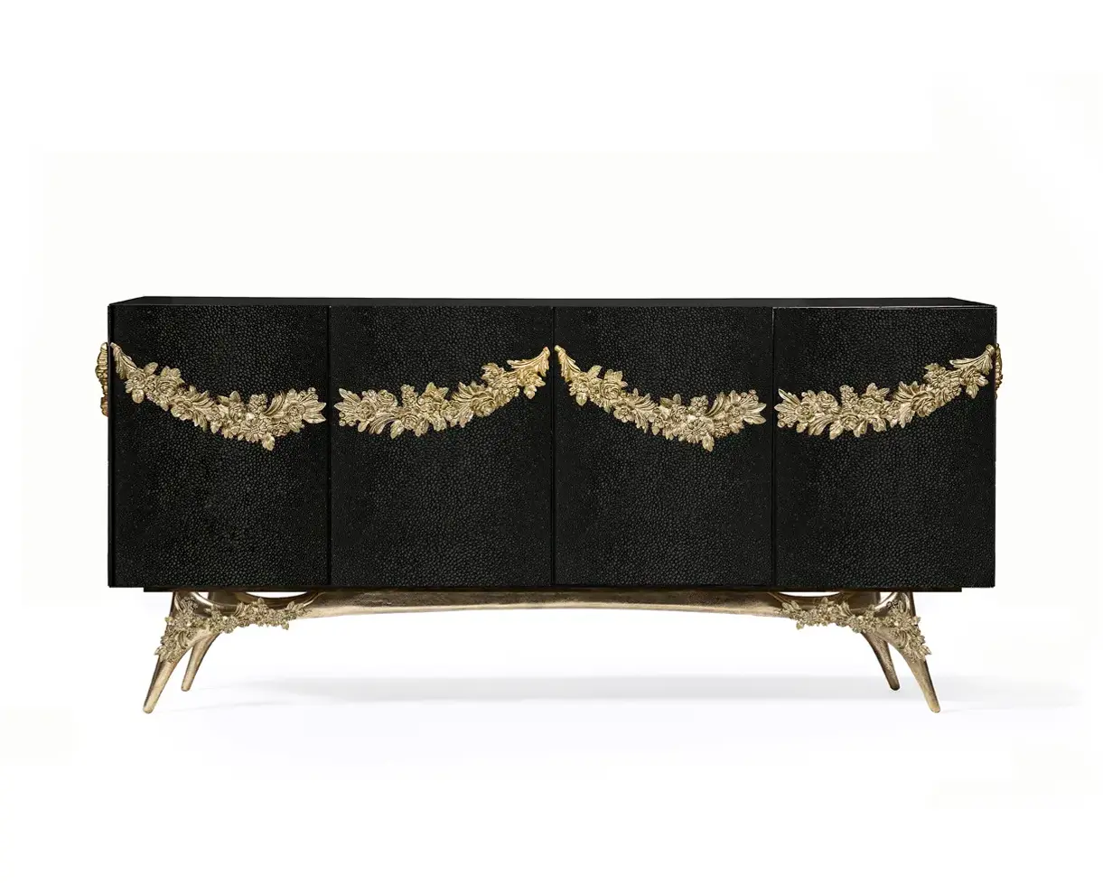 Majestica Leather Sideboard