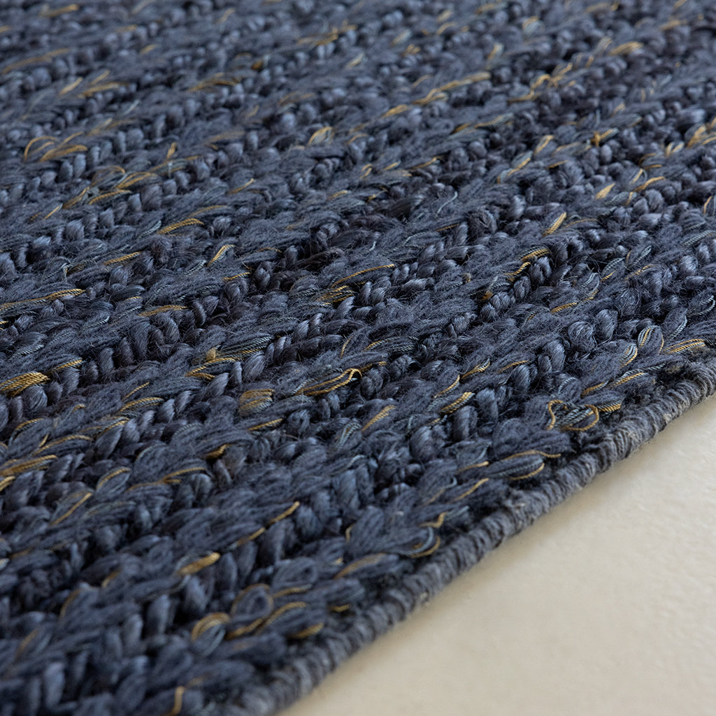 Craft Plait Denim Rug | Size: 140 x 200 cm